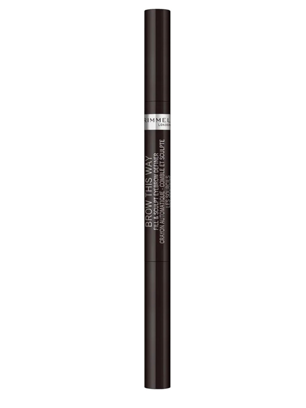 Rimmel Brow This Way Fill And Sculpt Eyebrow Pencil (Soft Black)