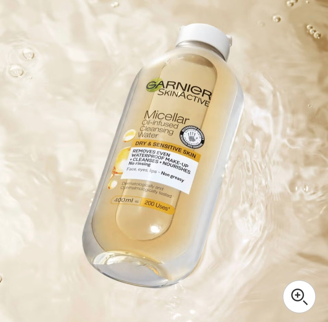 Garnier Micellar Cleansing Water In Oil Makeup Remover 400ml