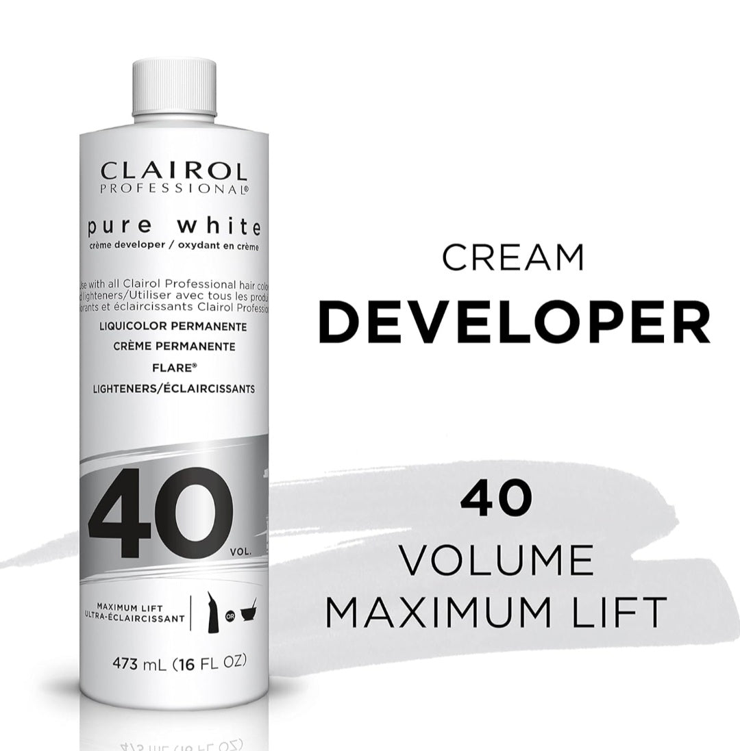 Clairol Pure White Creme Developer 40 Maximum Lift 473ml