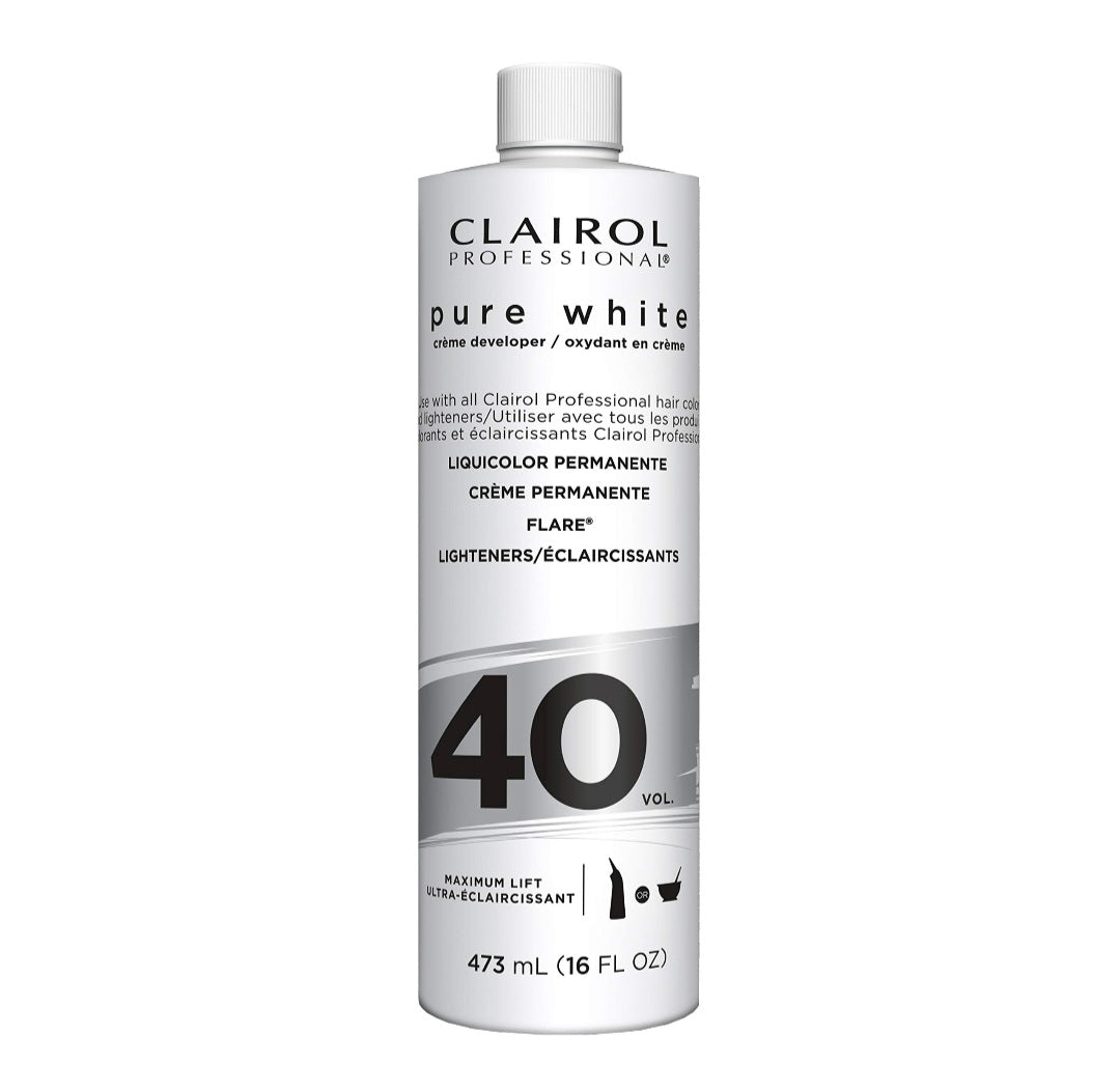 Clairol Pure White Creme Developer 40 Maximum Lift 473ml