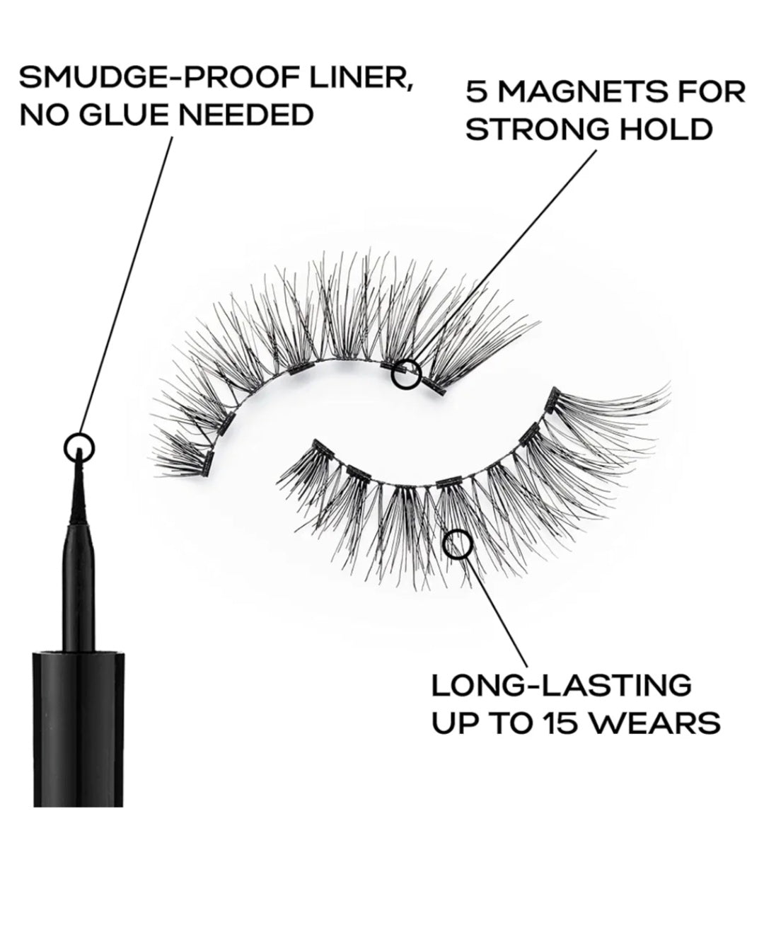 Eylure Promagnetic No.117 Fluttery Light Natural Fiber False Lashes