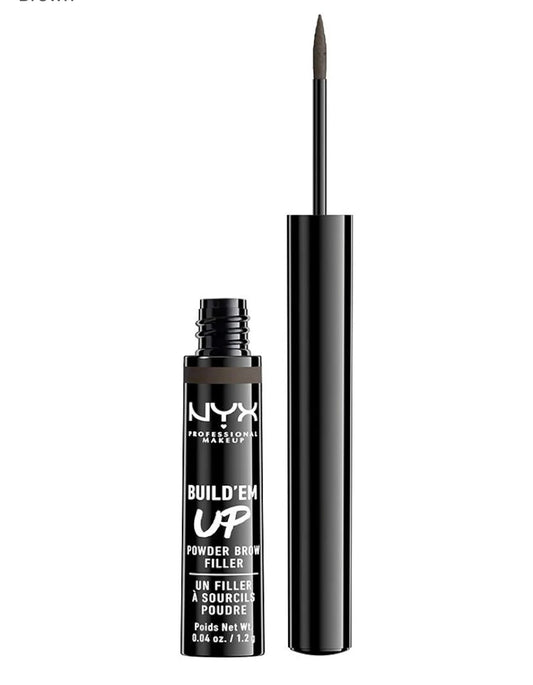 NYX Cosmetics Build'Em Up EyeBrow Powder Filler Ash Brown